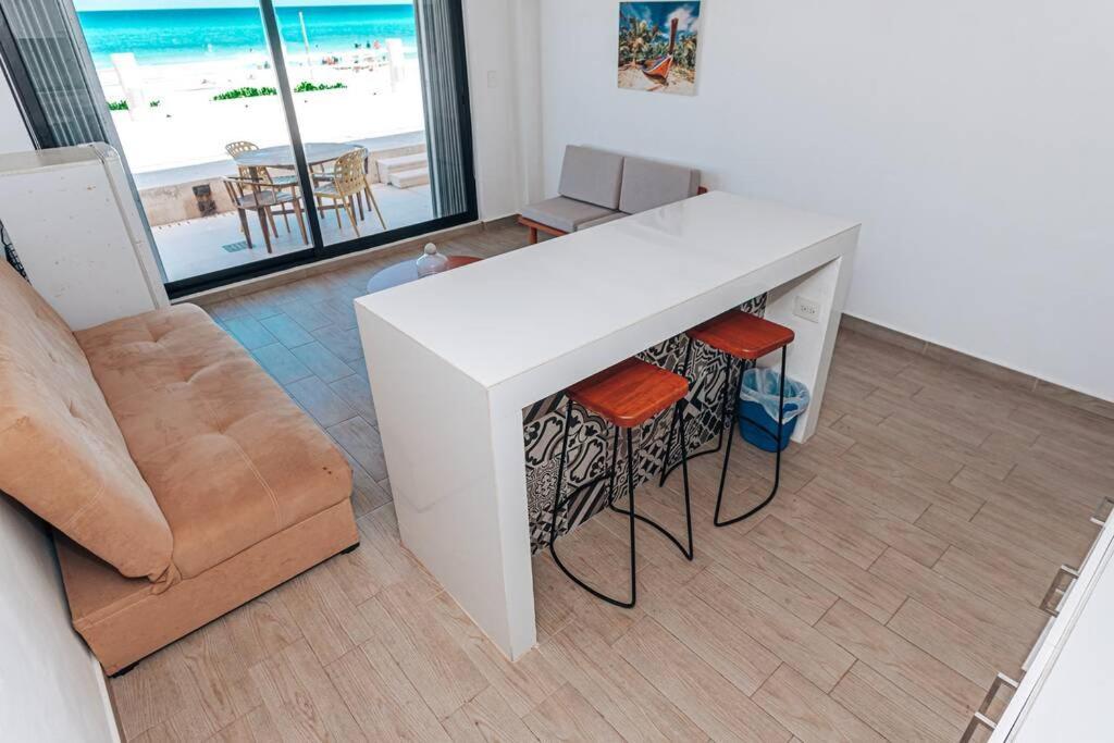 Villas Marlin 108, A Pie De Playa, Albercas, Jacuzi, Ubicacion Inmejorable Cancún Eksteriør billede