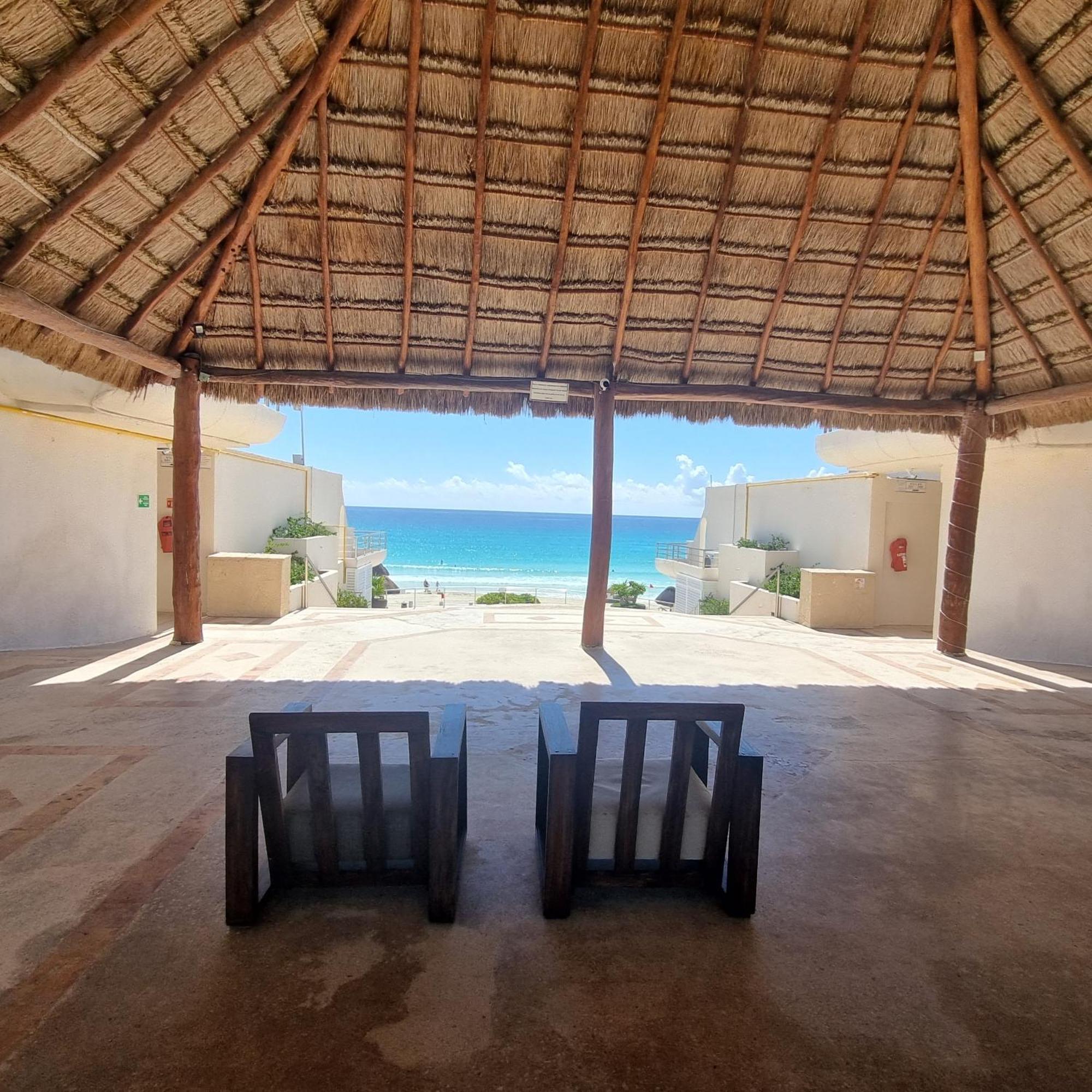 Villas Marlin 108, A Pie De Playa, Albercas, Jacuzi, Ubicacion Inmejorable Cancún Eksteriør billede